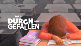 Podcast-Cover zum Doku-Podcast über Bildung: "Durchgefallen - Wie Schule uns als Gesellschaft spaltet"