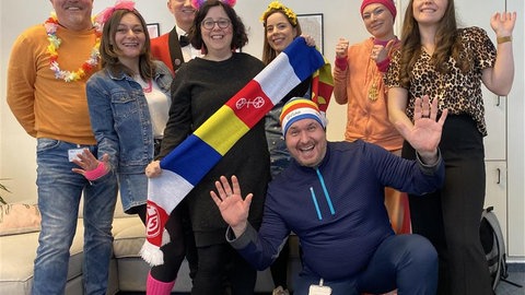 Rosenmontag wird auch in der SWR Aktuell-Redaktion in Mainz gefeiert!