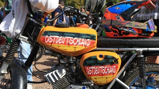 Simson mit Aufschrift Ostdeutschland