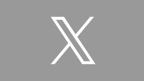 swr icon X, ehemals Twitter grau