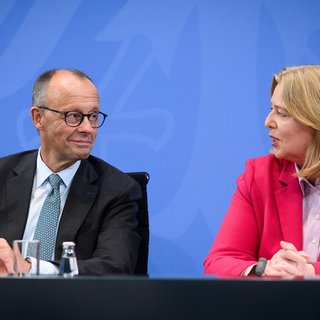 Friedrich Merz  und Bärbel Bas