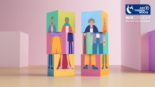 Key-Visual der ARD Themenwoche 2022 "Wir gesucht" 