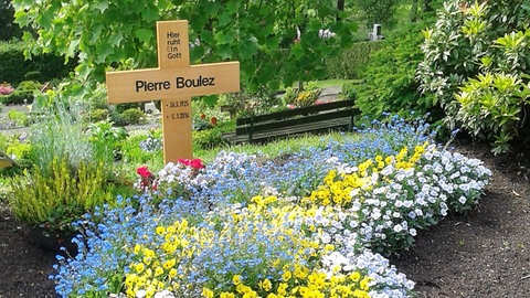 Grab von Pierre Boulez