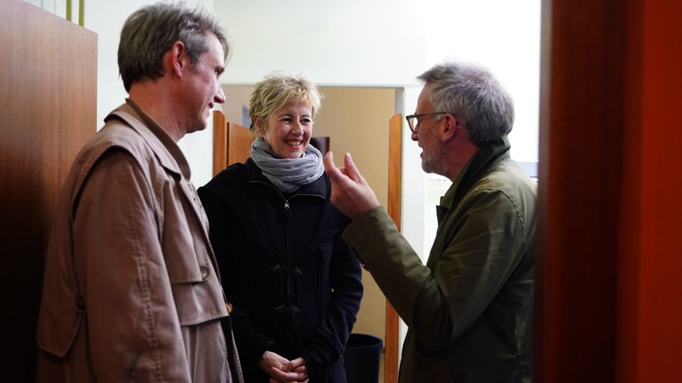 V. l.: Dirk von Lowtzow, Iris ter Schiphorst, Thomas Meadowcroft