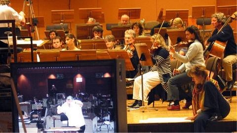 Isabel Mundry bei den Proben zu "Penelopes Atem". Quelle: Armin Köhler, SWR.