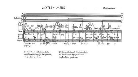 Licht-Wasser Texte Partitur oben