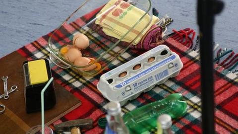 zusammengestelltes Ensemble an Klangerzeugern