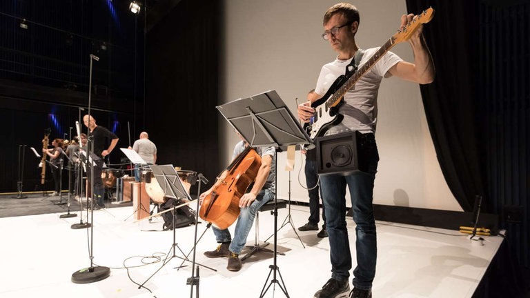 Probe mit dem Ictus Ensemble