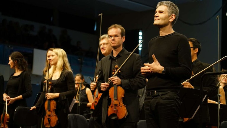 Orchestermutgleider mit dem Komponisten Franck Bedrossian