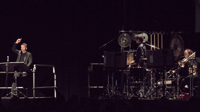 Musiker auf der Bühne