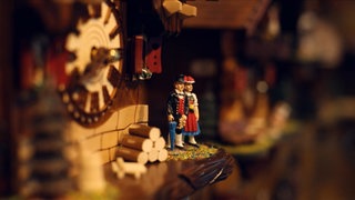 Detail einer Kuckucksuhr
