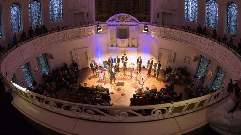 Aufsicht auf die Trombone Unit Hannover.