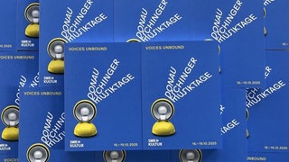 Covermontage des Programmbuchs der Donaueschinger Musiktage 2025