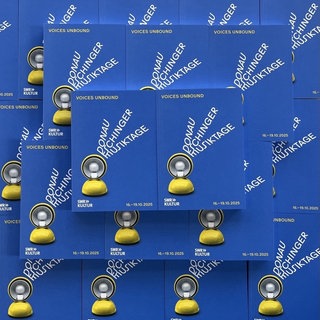 Covermontage des Programmbuchs der Donaueschinger Musiktage 2025