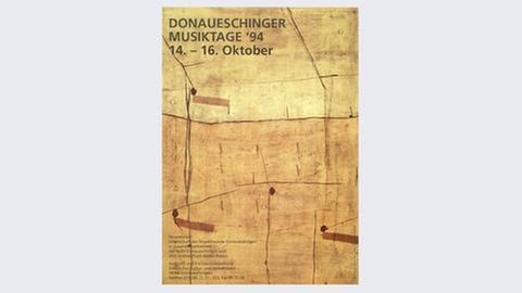Donaueschinger Musiktage - Plakat 1994 - Rolf Urban