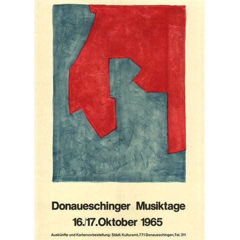 Donaueschinger Musiktage - Plakat 1965 - Serge-Poliakoff