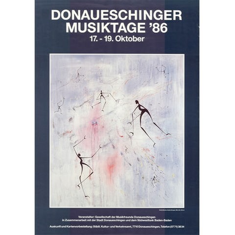 Donaueschinger Musiktage - Plakat 1986 - Charly Banana