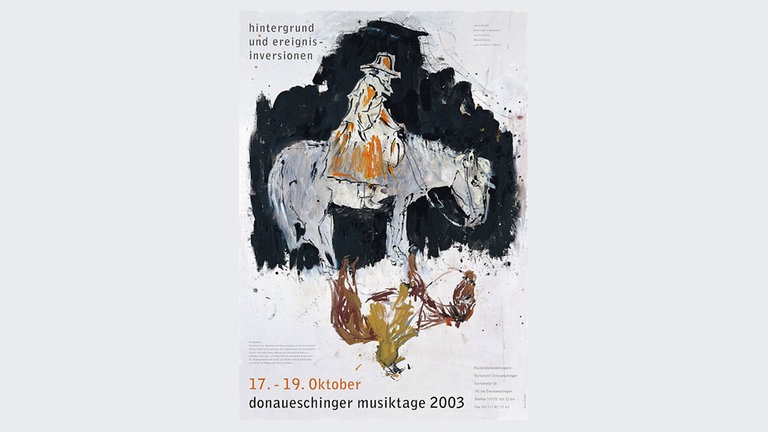 Donaueschinger Musiktage - Plakat 2003 - Georg Baselitz