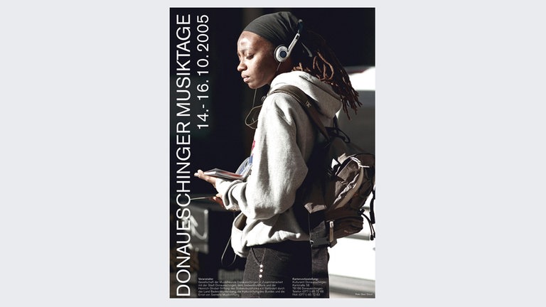 Donaueschinger Musiktage - Plakat 2005 - Beat Streuli
