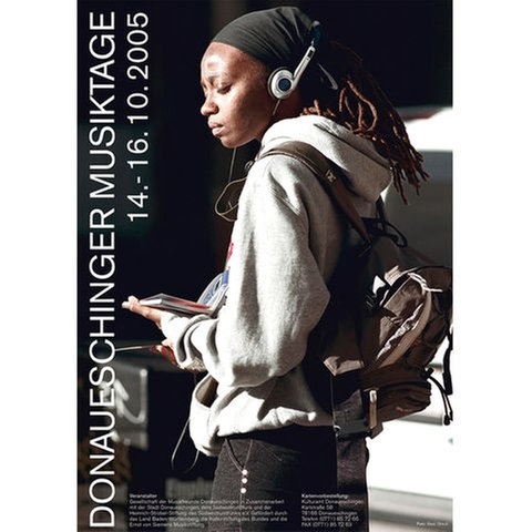 Donaueschinger Musiktage - Plakat 2005 - Beat Streuli