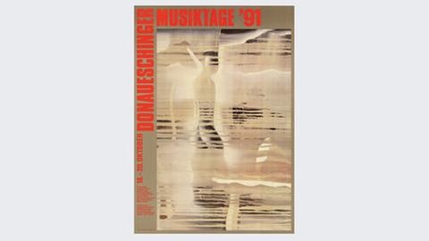 Donaueschinger Musiktage - Plakat 1991 - Thomas Lange