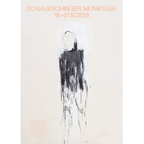 Das Plakat der Donaueschinger Musiktage 2018 von Tracey Emin