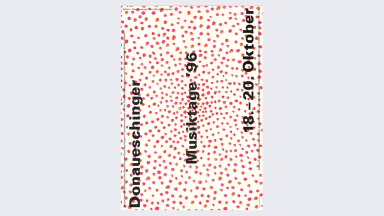 Plakatmotiv 1996 von Günther-Uecker