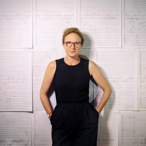 Porträt von Rebecca Saunders