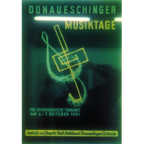 Plakatmotiv von 1951 von Hubertus Mall