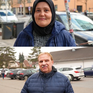 Vier Fotos von Menschen unterschiedlichsten Alters, die wir zur Bundestagswahl 2025 befragt haben.