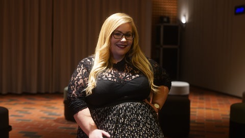 Annika beim Wettbewerb Fräuleoin Kurvig 2022