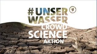 ARD-Schwerpunkt #unserWasser: Ein trockenes Flussbett mitten in Deutschland. Zu wenig Regen lässt Pegelstände in Flüssen, Bächen und Seen sinken. 