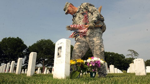 Ehrung am Memorial Day
