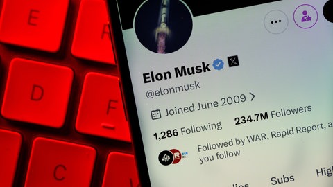 X-Account von Elon Musk