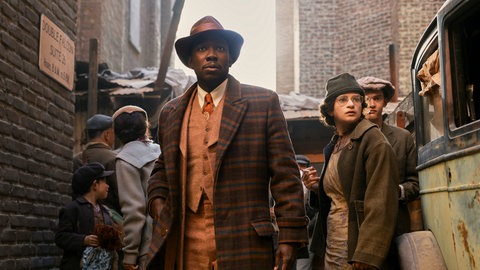 Journalist Robbie Robertson (Lamorne Morris) in "Spider-Noir"
