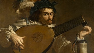 Der Lautenspieler, Gemälde von Theodoor Rombouts, ca. 1620
