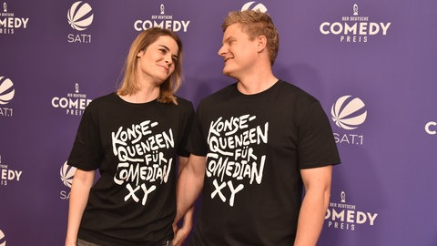 Hazel Brugger und Thomas Spitzer