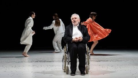 Hans Fleischmann in der Rolle des „Lear“