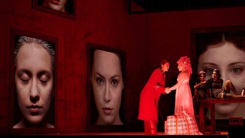 Bühnenbild „Der Rosenkavalier“ von Richard Strauss