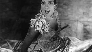 Josephine Baker,  amerikanische Sängerin und Revuetänzerin