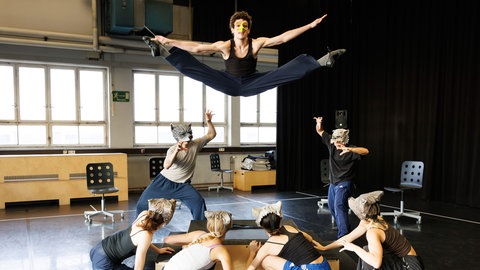 Probenfoto zu Eric Gauthiers Orchestra of Wolves