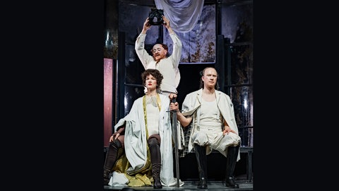 Sylvana Schneider, Jasper Diedrichsen, Patrick O. Beck (hinten)