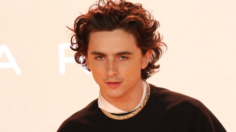 Schauspieler Timothee Chalamet auf dem roten Teppich bei der Weltpremiere von "Dune: Part II"