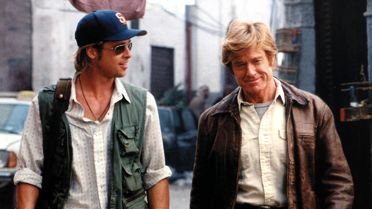 Robert Redford und Brad Pitt in "Spy Game"
