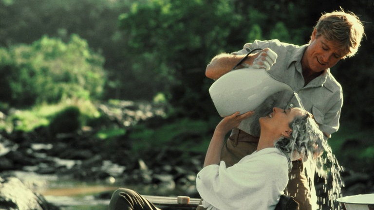 Robert Redford und Meryl Streep in "Jenseits von Afrika"