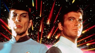 Mr. Spock und Captain Kirk schauen heroisch in der Ferne, 1979