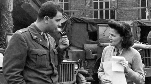 Peter Sichel und Leslie Prial im Jahr 1945, Zur ARTE-Sendung "Der Jahrhundert-Spion"