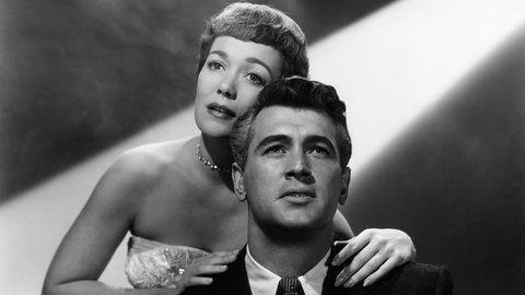 Rock Hudson und Jane Wyman im Film „Die wunderbare Macht“
