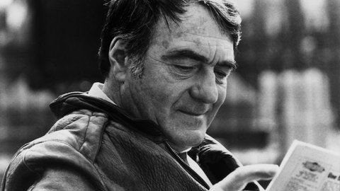 Der Regisseur Claude Lanzmann während der Dreharbeiten zu „Shoah“, um 1985