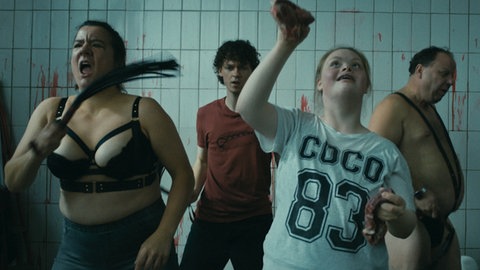 Eine Sado-Maso-Inszenierung aus dem Film "Holy Meat"